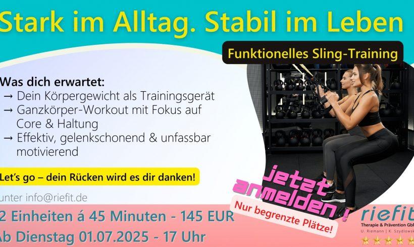 +++Neuer Kurs+++ Funktionelles Sling-Training