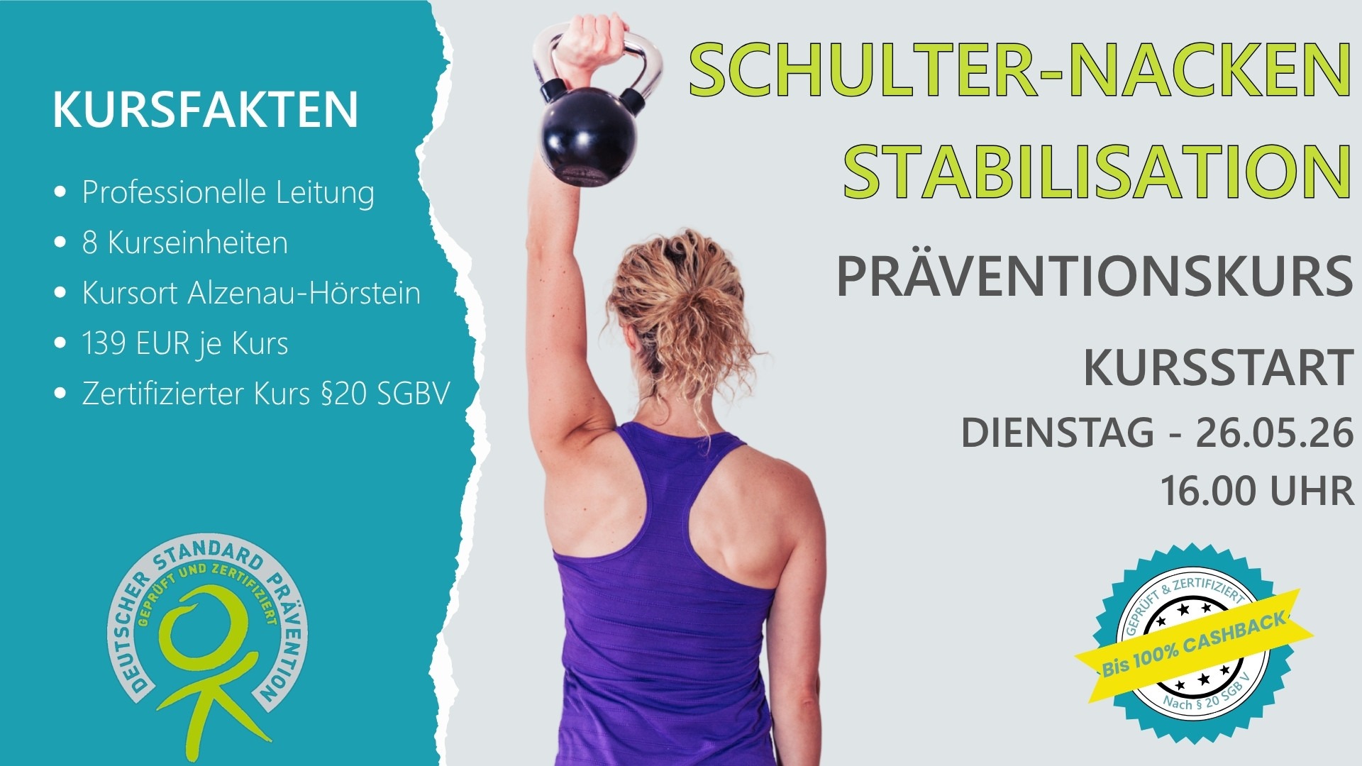 Präventionskurs Schulter-Nacken-Stabilisation Mail 2026