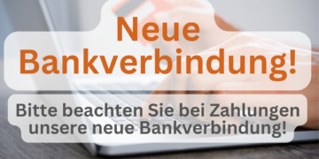 Neue Bankverbindung